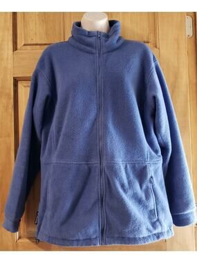Columbia Fleece Jacket Women's Zip Pockets Full Zipper